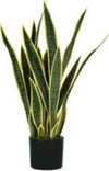 Pianta ornamentale Sansevieria - artificiale - polietilene - 21 foglie - 75 cm - King Collection Casa e cucina/Decorazioni per interni/Piante e fiori artificiali/Piante artificiali Eurocartuccia - Pavullo, Commerciovirtuoso.it