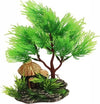 Pianta-Piantina-Artificiale-Decorativa-Erba-Per-Acquario-Bonsai-Verde-12x20-Cm