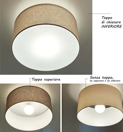 Piantana-arco-Illuminando-CILINDRO-BOING-P-43-E27-LED-tessuto-lampada-terra-braccio-classica-moderna