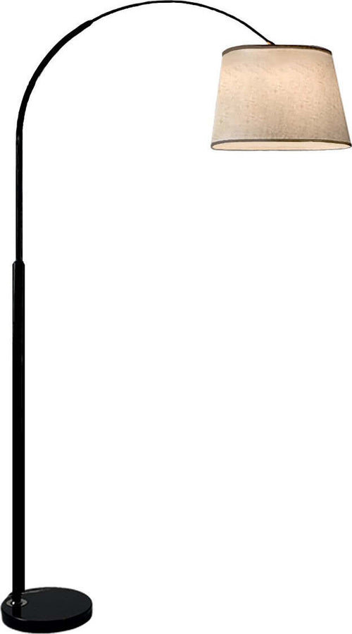 Piantana-arco-Illuminando-LUCIANA-TELUCIANA-E27-LED-lampada-terra-telescopico-paralume