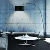 Piantana-arco-moderna-PAN-International-BOW-TER098-NERO-E27-LED-metallo-tessuto-lampada-terra