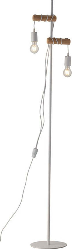 Piantana Arizona Bianco 2Xe27 28X166Cm Illuminazione/Illuminazione per interni/Lampade/Lampade da terra Led Mall Home - Napoli, Commerciovirtuoso.it