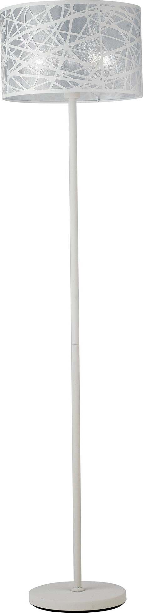 Piantana Batik Bianco 1Xe27 40X168Cm Illuminazione/Illuminazione per interni/Lampade/Lampade da terra Led Mall Home - Napoli, Commerciovirtuoso.it