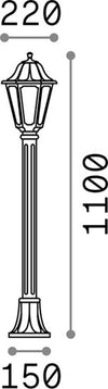 Piantana-Classica-Dafne-Materie-Plastiche-Nero-1-Luce-E27