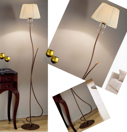 Piantana-classica-FALB-illuminazione-ATHENE-AH60-E27-LED-metallo-tessuto-lampada-terra