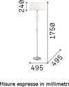 Piantana-classica-Ideal-Lux-FORCOLA-PT1-142616-E27-LED-vetro-soffiato-tessuto-lampada-terra