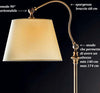 Piantana-classica-Illuminando-STREET-SOFT-TE-LED-lampada-terra-braccio-orientabile-metallo-brunito-paralume-pergamena-avorio-E27