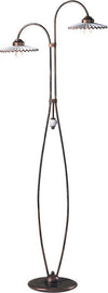 Piantana-Classica-L'Aquila-Metallo-E-Ceramica-Nero-Sfumato-Rame-2-Luci-E27