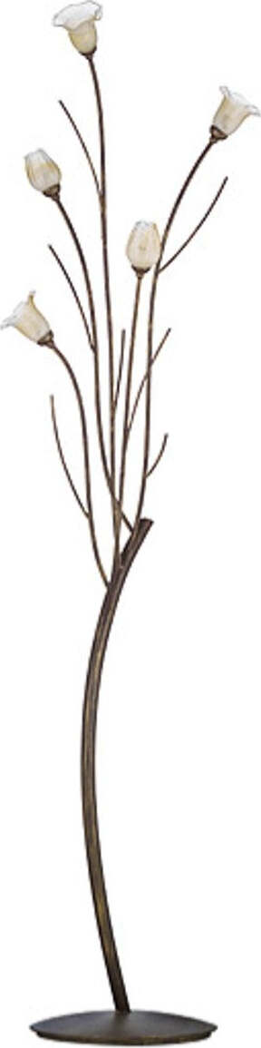 Piantana-classica-LUCE-PIU-BIANCOSPINO-BS433-BS435-G9-LED-lampada-terra-metallo-vetro