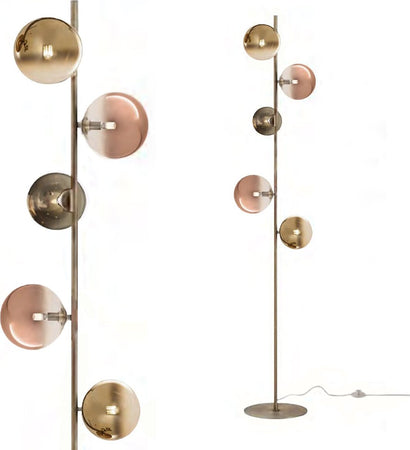 Piantana-classica-Redo-Group-ROY-01-2785-G9-LED-lampada-terra-sfere-vetro-pyrex-multiluce