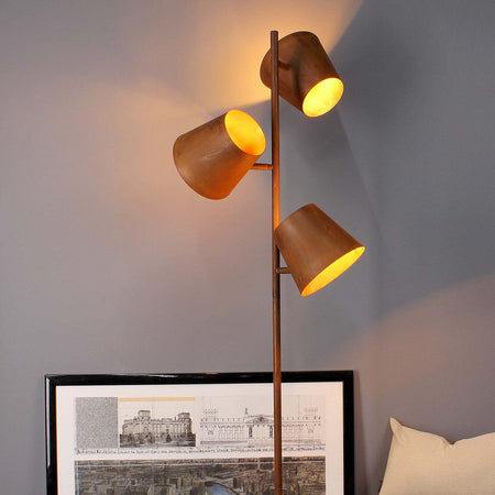 Piantana Colt Ruggine 3Xe27 51X165Cm Illuminazione/Illuminazione per interni/Lampade/Lampade da terra Led Mall Home - Napoli, Commerciovirtuoso.it