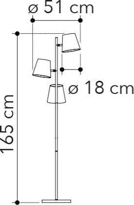 Piantana-Colt-Ruggine-3Xe27-51X165Cm