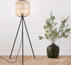 Piantana-Contemporanea-Bordesley-1-Luce-Acciaio-Nero