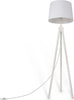 Piantana-Contemporanea-Calvin-Metallo-Bianco-1-Luce-Con-Diffusore-In-Tessuto