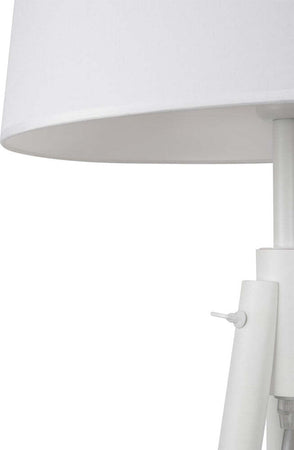 Piantana-Contemporanea-Calvin-Metallo-Bianco-1-Luce-Con-Diffusore-In-Tessuto