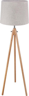 Piantana-Contemporanea-Calvin-Metallo-Marrone-1-Luce-Con-Diffusore-In-Tessuto