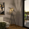 Piantana-Contemporanea-Castanuelo-1-Luce-Acciaio-Nero-E-Oro