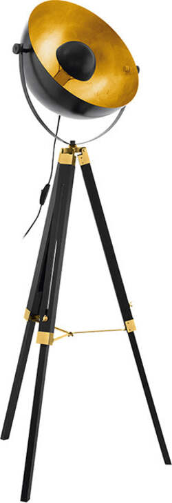 Piantana-Contemporanea-Covaleda-1-Legno-Nero-E-Oro
