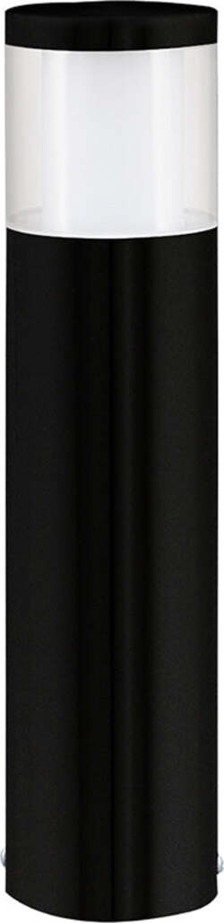 Piantana-Contemporanea-Da-Esterno-Basalgo-Z-1-Luce-Acciaio-Inox-Nero