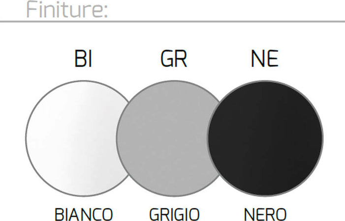 Piantana-Contemporanea-Mood-Metallo-Nero-Vetro-Bianco-6-Luci-Gx53