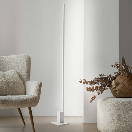 Piantana-Contemporanea-Syncro-Metallo-Bianco-Led-Integrato-30W