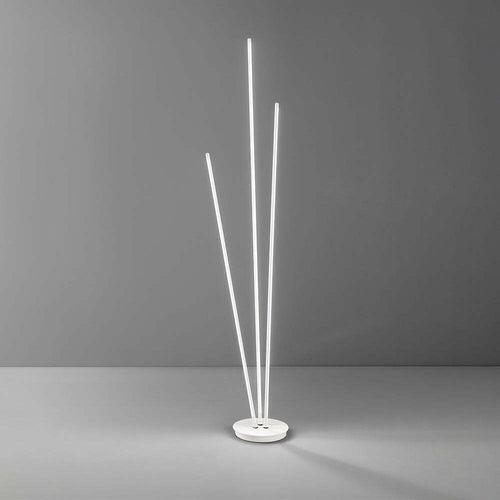 Piantana-Contemporanea-Twins-Metallo-Bianco-Led-Integrato-47W