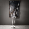 Piantana-Contemporanea-Twins-Metallo-Bianco-Led-Integrato-47W