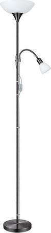 Piantana-Contemporanea-Up-2-2-Luci-Acciaio-Grigio-E-Nero