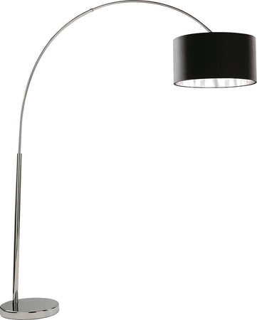 Piantana-Contemporaneo-Archi-Acciaio-Cromo-Tessuto-Bianco-1-Luce-E27