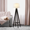 Piantana-Contemporaneo-Easel-Legno-Marrone-Tessuto-1-Luce-E27