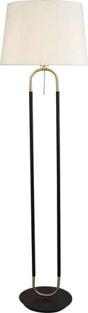 Piantana-Contemporaneo-Jazz-Acciaio-Nero-Tessuto-Argento-1-Luce-E27