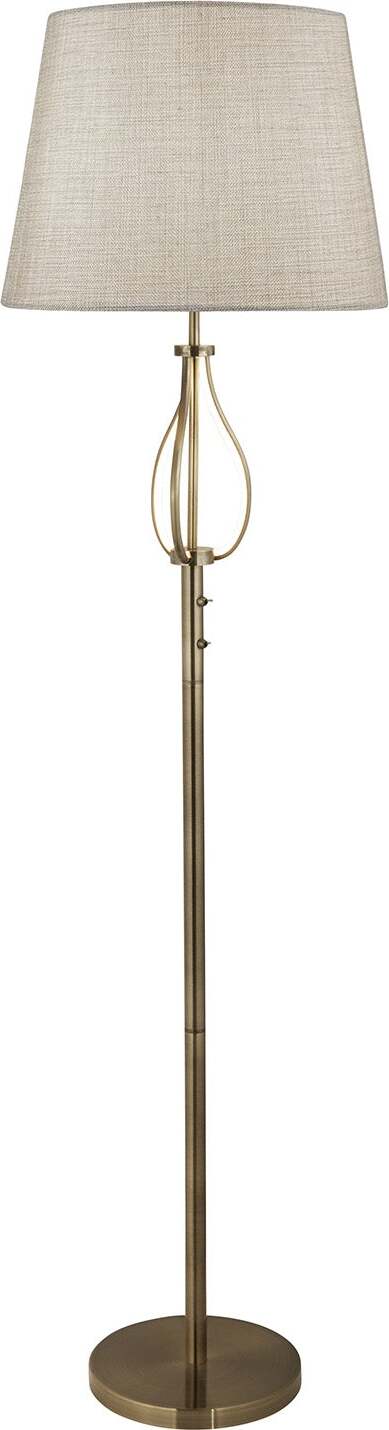 Piantana-Contemporaneo-Las-Vegas-Acciaio-Ottone-Tessuto-Bianco-1-Luce-E27