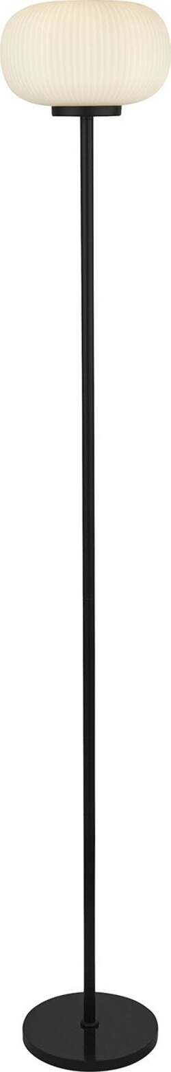Piantana-Contemporaneo-Lumina-Acciaio-Bianco-Vetro-Nero-1-Luce-E27