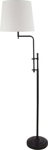 Piantana-Contemporaneo-Monaco-Acciaio-Nero-Marrone-1-Luce-E27