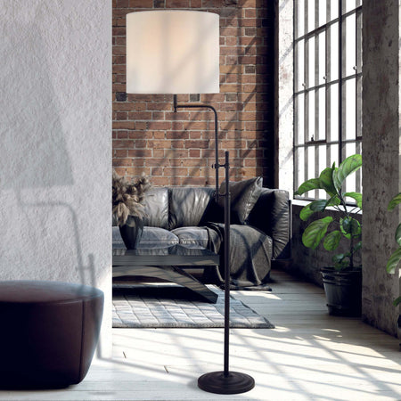 Piantana-Contemporaneo-Monaco-Acciaio-Nero-Marrone-1-Luce-E27