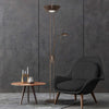Piantana-Contemporaneo-Mother-Child-Acciaio-Adjustable-Vetro-1-Luce-R7S