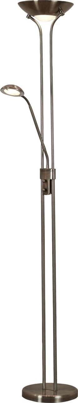 Piantana-Contemporaneo-Mother-Child-Acciaio-Adjustable-Vetro-Led-15,41W-3000K
