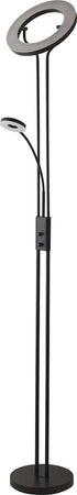 Piantana-Contemporaneo-Mother-Child-Acciaio-Nero-Policarbonato-Led-25,5W-3000K