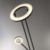 Piantana-Contemporaneo-Mother-Child-Acciaio-Nero-Policarbonato-Led-25,5W-3000K