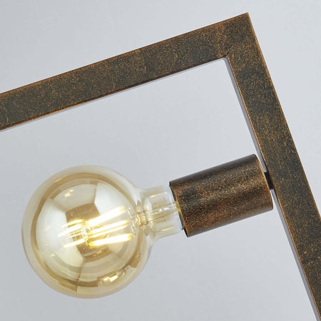 Piantana-Contemporaneo-Oblungo-Acciaio-Marrone-5-Luci-E27