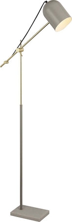 Piantana-Contemporaneo-Odissea-Acciaio-Grigio-Oro-1-Luce-E27