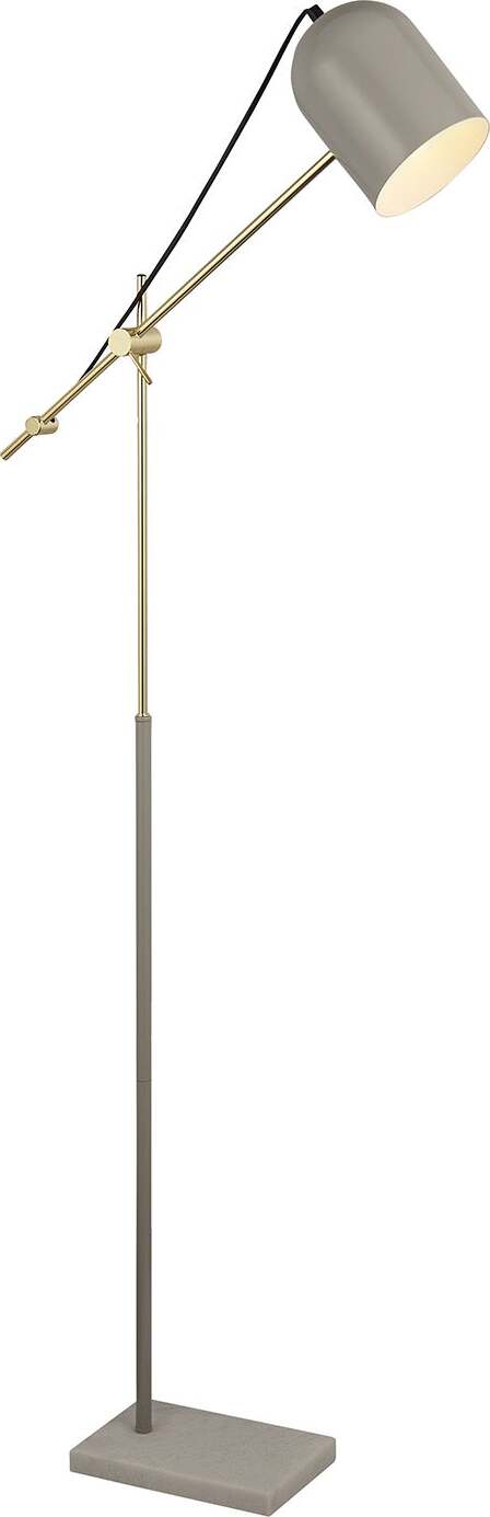 Piantana-Contemporaneo-Odissea-Acciaio-Grigio-Oro-1-Luce-E27