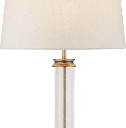 Piantana-Contemporaneo-Pedestal-Acciaio-Adjustable-Vetro-Trasparente-1-Luce-E27