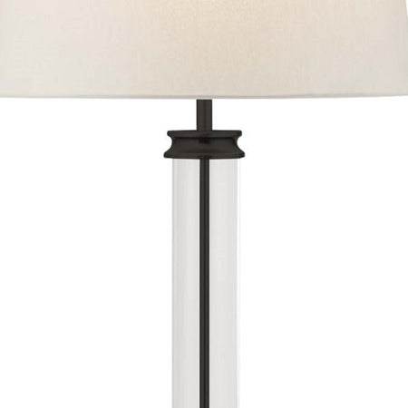 Piantana-Contemporaneo-Pedestal-Acciaio-Nero-Vetro-Bianco-1-Luce-E27
