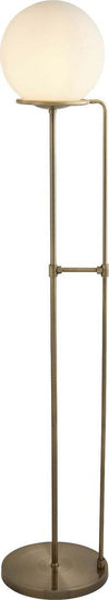 Piantana-Contemporaneo-Sfera-Acciaio-Ottone-Vetro-Bianco-1-Luce-E27