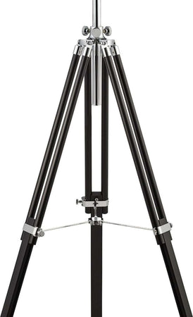 Piantana-Contemporaneo-Studio-Acciaio-Cromo-Nero-1-Luce-E27
