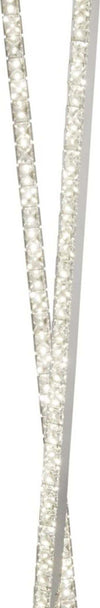 Piantana-Contemporaneo-Trifoglio-Acciaio-Cromo-Vetro-Trasparente-Led-30W-4000K