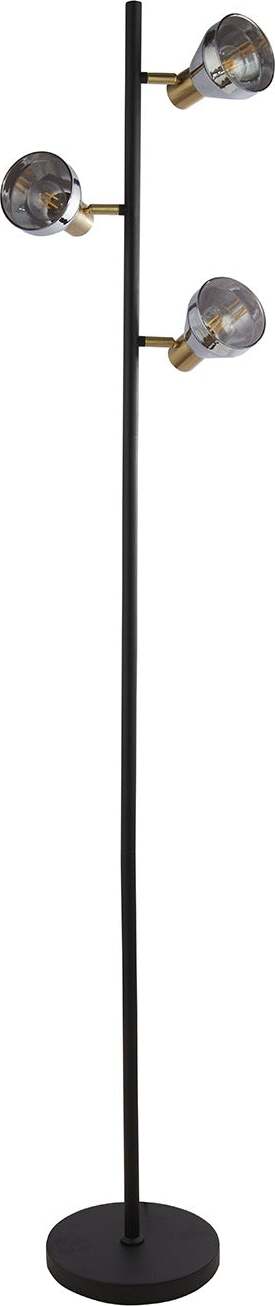 Piantana-Contemporaneo-Westminster-Acciaio-Nero-Fumè-3-Luci-E14
