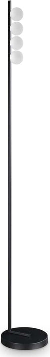 Piantana-Da-Terra-Contemporanea-Ping-Pong-Metallo-Nero-Led-12W-3000K-Ip20