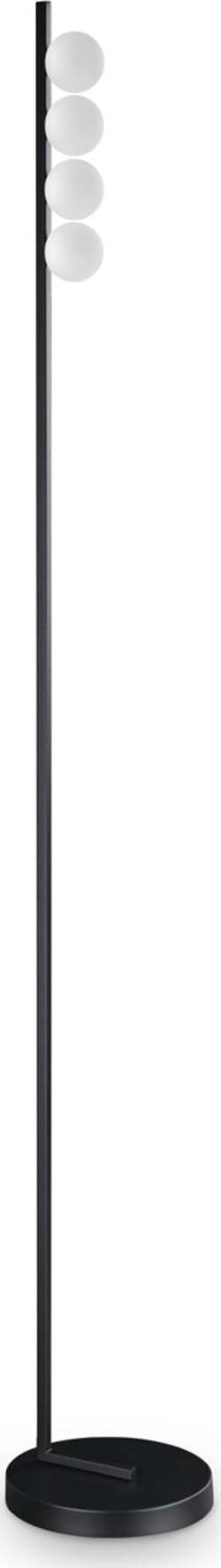 Piantana-Da-Terra-Contemporanea-Ping-Pong-Metallo-Nero-Led-12W-3000K-Ip20